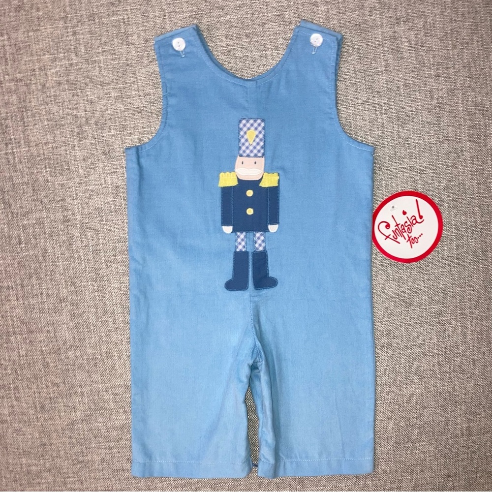 Funtasia Too 9m corduroy longall with Toy Soldier Design NWT